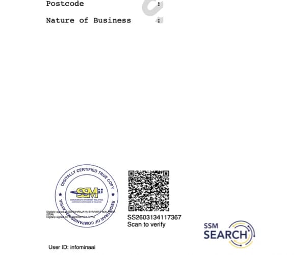 Certified True Copy (CTC) for ROC/ROB